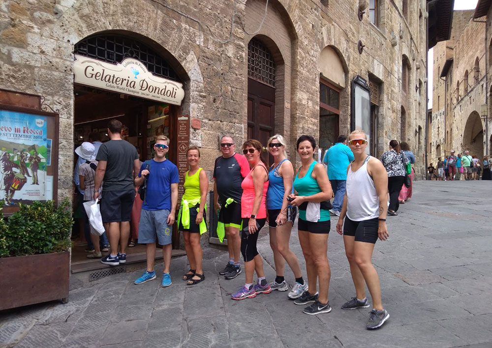 gelato in piazza